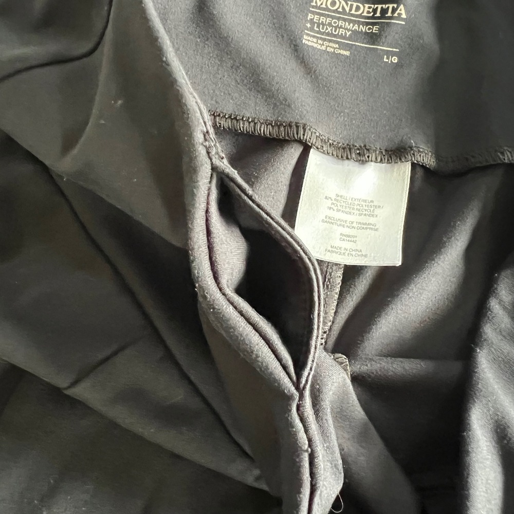 Mondetta Women's Performance Luxury Split Hem Wide Leg Athleisure Pants - Size L - Picture 3 of 8